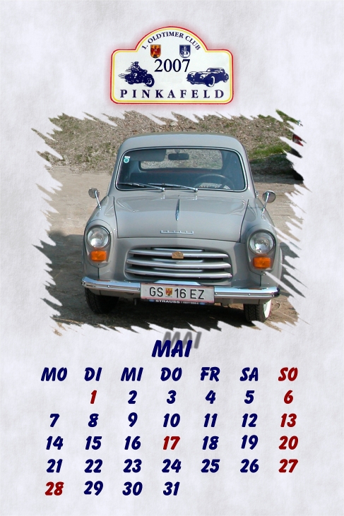 Oldtimerkalender 2007